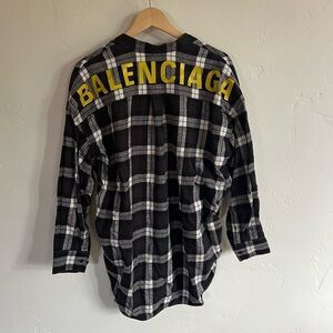 Balenciaga flannel  size 38
